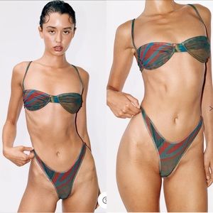 NWT With Jéan Buttercup Bikini Bottom Fushi